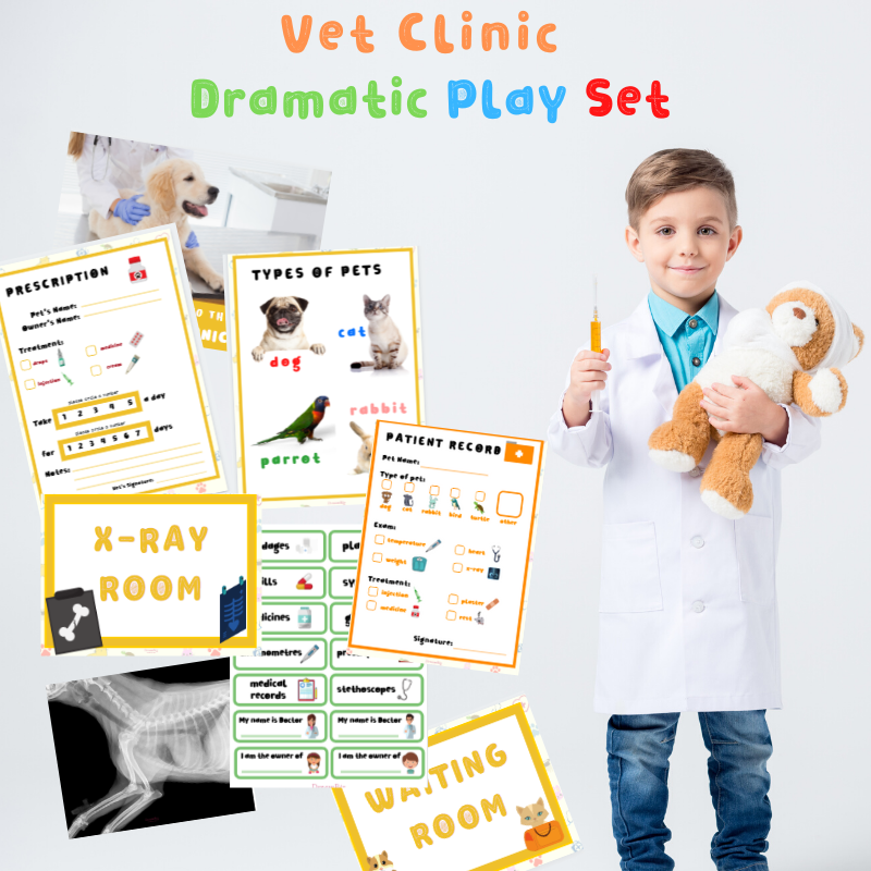 Juego simbólico – I want to be a vet!